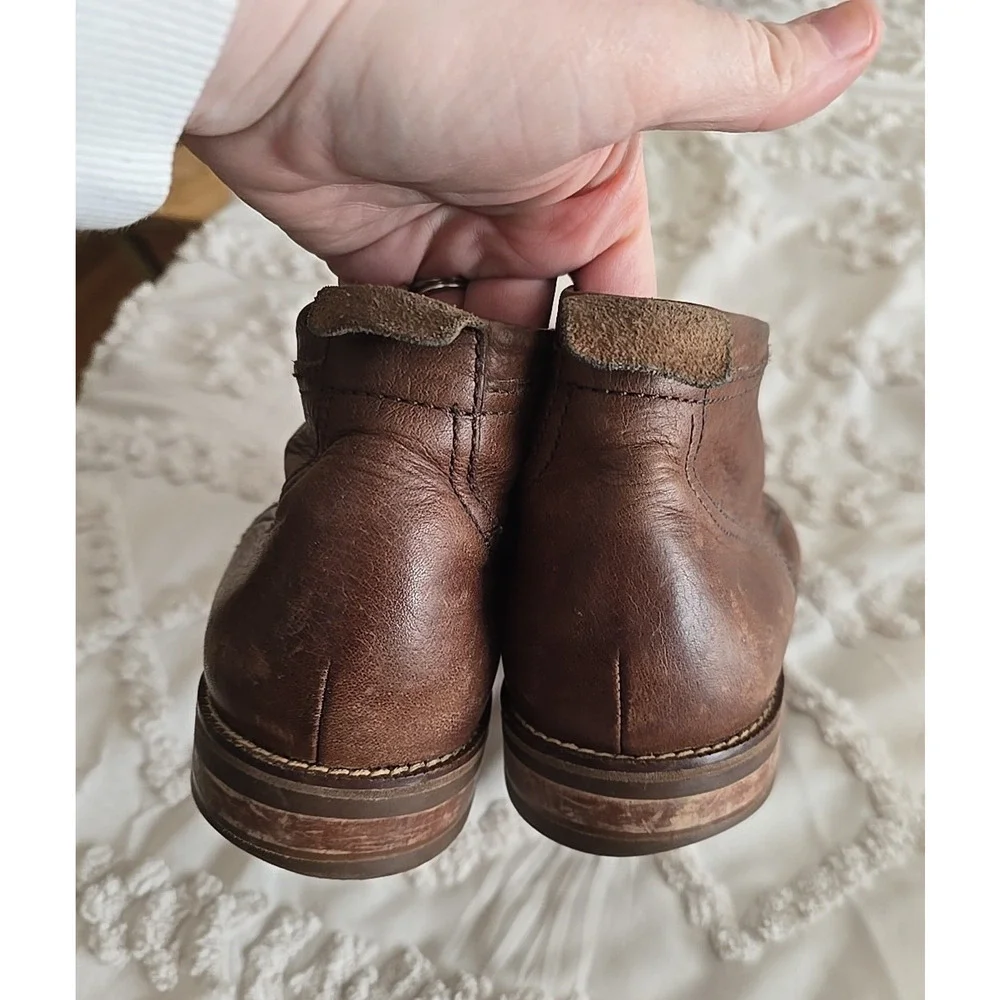 Cole Haan C11847 Brown Leather Lace Up Casual‎ Ankle Chukka Boots Men's Size 12M